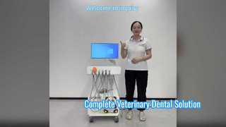 Alles-in-één veterinaire tandheelkundige trolley | Productconfiguratie Introductie