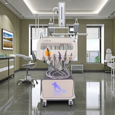 Huisdier Gebruik Draagbare Tandheelkundige Behandeling Machine Uniek Ontwerp Vet Mobile Tandheelkundige Trolley