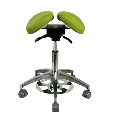 Schoonheidssalon Comfortabele stoel Groene Microfiber tandartsstoel Zaddelvorm Tandartsstoel