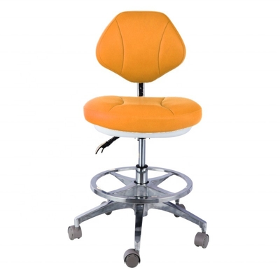360 graden draaiende tandartsassistentstoel Comfortabele stoel tandartsstoel met rugleuning