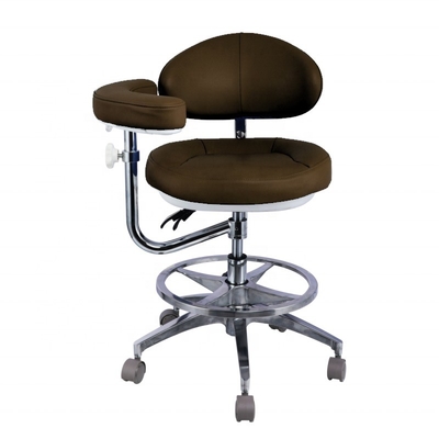 Luxe ontwerp tandarts stoel Arts stoel Werk voor microscoop Chirurgische stoel met armsteun