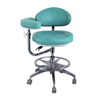 Luxe ontwerp tandarts stoel Arts stoel Werk voor microscoop Chirurgische stoel met armsteun