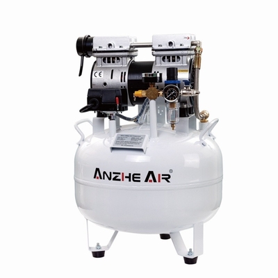70L/min Kopermotor Medische stille luchtcompressor 32L Tandheelkundige compressor Gebruik voor één tandheelkundige stoel