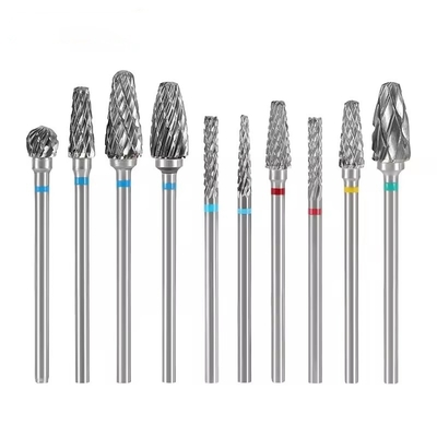 Dental Lab Gebruik Tungstencarbide Burs 10pcs/Set Dental Carbide Drill Kit Voor Micromotor