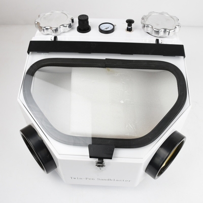 LED-licht tandheelkundige zandblazer Twee pen tandheelkundige laboratoriumapparatuur tandheelkundige zandblaasmachine