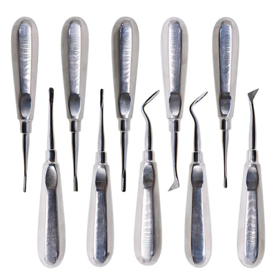 10 stuks tandheelkundige lift kit tandarts chirurgische gereedschappen roestvrij staal tandheelkundige wortel lift