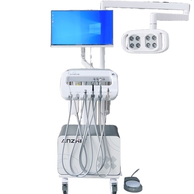 Foshan fabriek 550W tandheelkundige mobiele wagen tandheelkundige kliniek draagbare tandheelkundige eenheid met lamp