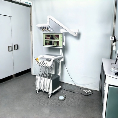 Fabriek Mobiele tandheelkundige wagen met vlinder licht draagbare tandheelkundige behandeling trolley