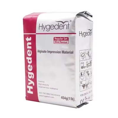 Fast Set Tandheelkundig Alginate Impressie Materiaal Hygedent Alginate Voor Orthodontie