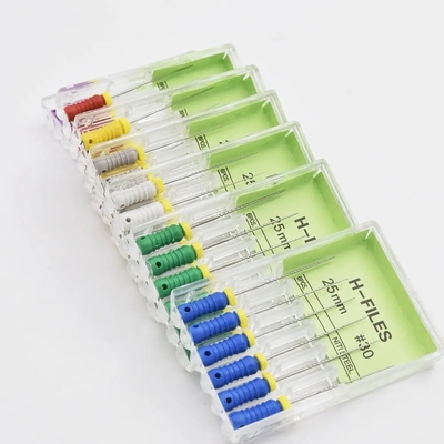 Endodontische H-file roestvrij staal tandheelkundige Endo-files Multi Size tandheelkundige H-file