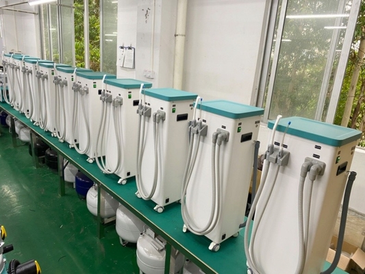 Professionele tandheelkundige zuigmachine-apparatuur Draagbaar elektrisch apparaat Afneembare tandheelkundige zuiginstallatie