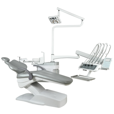 Dental Chair Unit met tandbleking Functie Operatie Lichte Luxe PU Lederen tandheelkundige behandeling