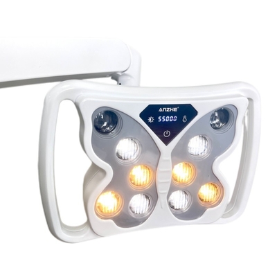 2 in 1 functie tandheelkundige stoel LED-operatie lichtblauw licht tanden whitening functie mondlamp tandheelkundige chirurgie licht