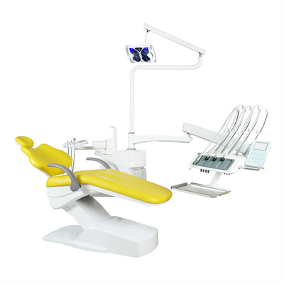 Foshan Factory Dental Chair Unit 16 Set één container met gratis helend licht en Dental Scaler Top gemonteerde tandheelkundige eenheid
