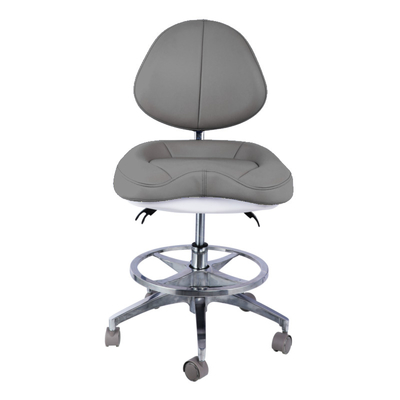Tandartsassistent stoel Fabriek Assistent stoel voor tandarts Medisch kantoor Microfiber leer tandartsstoel
