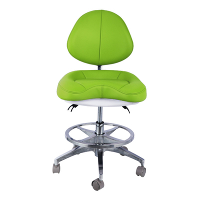 Tandartsassistent stoel Fabriek Assistent stoel voor tandarts Medisch kantoor Microfiber leer tandartsstoel