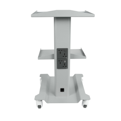 Tandheelkundige Kliniek Gereedschapskar Zwaar Ontwerp Metalen Mobiele Instrumenten Trolley Hot Verkoop Grijze Kleur Medische Mobiele Bezorgkar