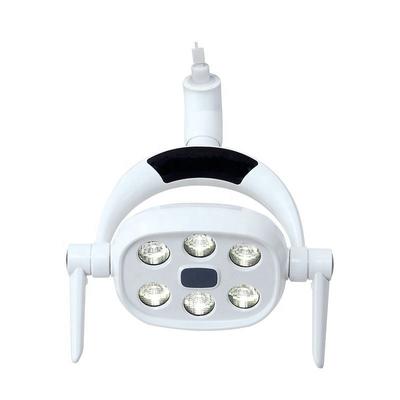 6 LED Tandheelkundige Inductielamp voor Tandheelkundige Unit 9W Verstelbare Mondchirurgie LED Lamp Sensor Type Schaduwvrije Operatielamp
