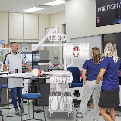 Oraal simulatiesysteem voor geavanceerde tandheelkundige simulatietraining voor universiteitstrainingen met compressor chirurgisch licht