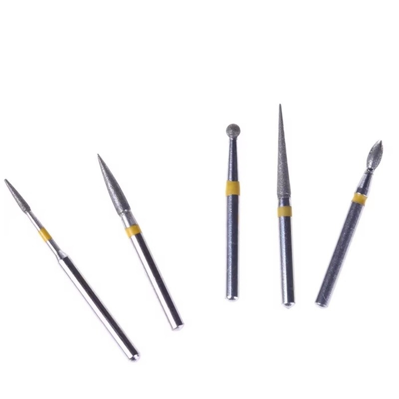 Roestvrij staal tandheelkundige borrel 1.6mm tandheelkundige diamant borrel voor hoge snelheid handstuk