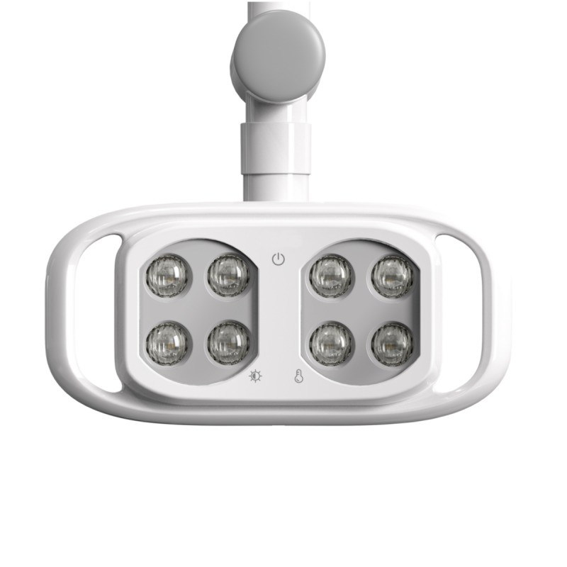 Custom schaduwloze tandheelkundige stoel lamp 8 ogen tandheelkundige eenheid LED licht met sensor