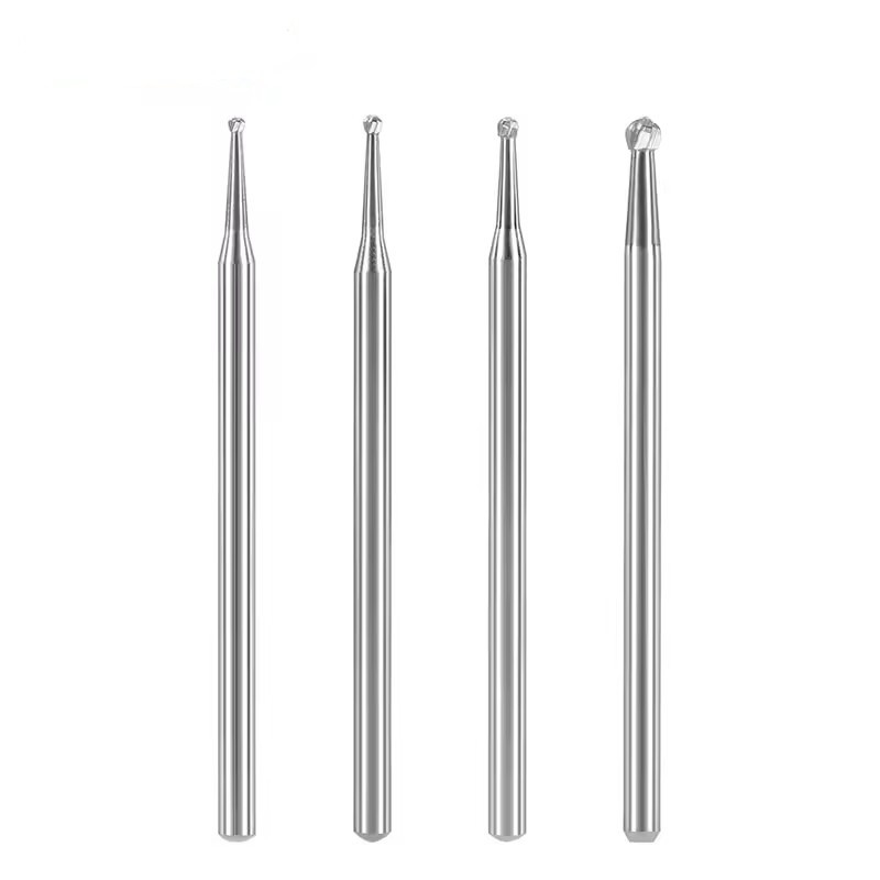 Tandheelkundig laboratorium wolfraamcarbide burs 10pcs/box tandheelkundige ronde carbide burs voor polijsten