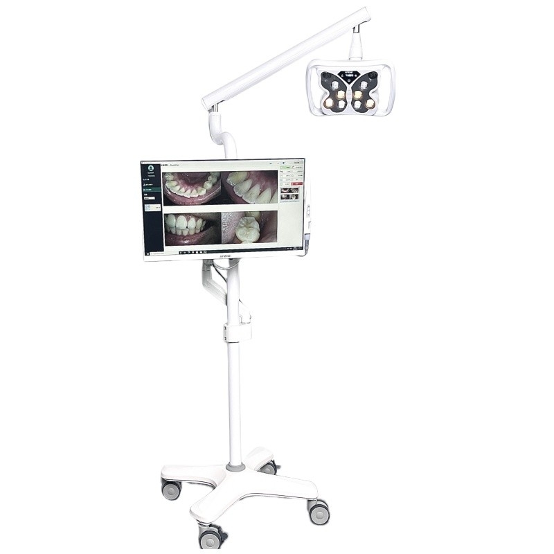12W Tandbleker voor salons 10 Ogen 3 Kleur Zoom Tandbleker Met PC