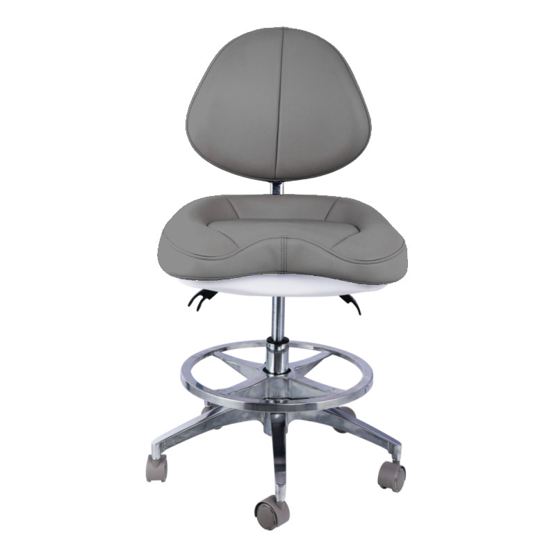 Tandartsassistent stoel Fabriek Assistent stoel voor tandarts Medisch kantoor Microfiber leer tandartsstoel