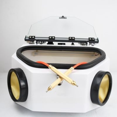 Goede prijs. Dubbel tank tandheelkundig laboratorium Zandblazer porseleinen kronen Poets tandheelkundig mondstuk Zandblazen online