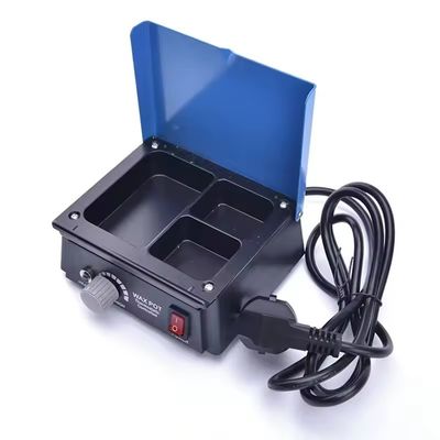 Goede prijs. 3 Slots Wax Heater Pot Dental Lab Wax Pot 13,5x12,8x5,3cm online