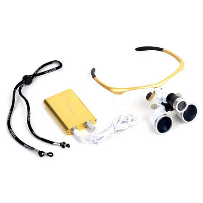 Goede prijs. Draadloos chirurgisch vergrootglas met LED-koplamp lichtgewicht tandheelkundige 3,5x chirurgische lupen online