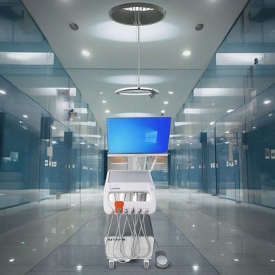 Goede prijs. Tandheelkundige instrumenten Tray Mobiele tandheelkundige chirurgische trolley voor diergeneeskundig gebruik Huisdier tandbehandeling karretje met compressor online