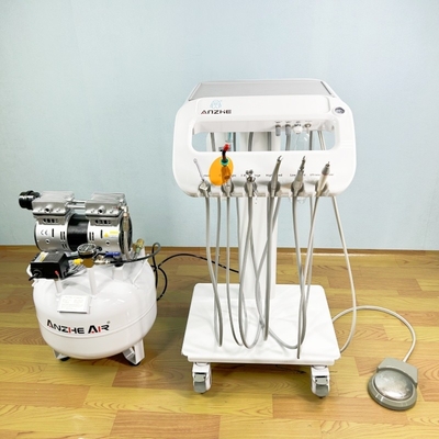 Tandheelkundige apparatuur Medisch trolley cart Goedkope mobiele draagbare turbine tafel eenheid Tandarts Therapie Tandheelkundige cart