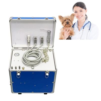 Goede prijs. Mobiele Veterinary Clinic Draagbare tandheelkundige eenheid met 550W luchtcompressor Bagage stijl Huisdier tandheelkundige behandeling apparatuur Tandheelkundige therapie eenheid online