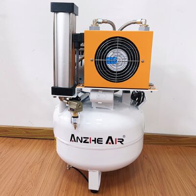 Goede prijs. Ultra-Stille 55dB Olievrije Energiezuinige 550W 32L Aircompressor voor Medische & Tandheelkundige Klinieken met Droger online