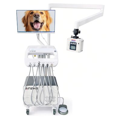 Goede prijs. Fabriek Direct Veterinair Huisdier Dental Mobile Trolley met X-Ray Unit Draagbare Vet Dental Treatment Cart OEM Dental Trolley online
