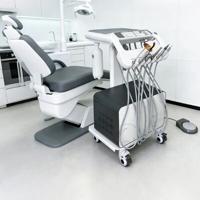 Goede prijs. Draagbare tandheelkundige turbine-eenheid met luchtcompressor mobiele tandheelkundige trolley full set tandheelkundige kar voor kliniek draagbare tandheelkundige eenheid apparatuur online