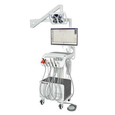 Goede prijs. Draagbare mobiele tandheelkundige eenheid met LED-licht Multi Function tandheelkundige behandeling trolley cart voor de kliniek online