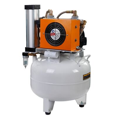 Goede prijs. Ultra-stille 55dB olievrije energiezuinige 550W luchtcompressor voor medische en tandheelkundige klinieken met droger online