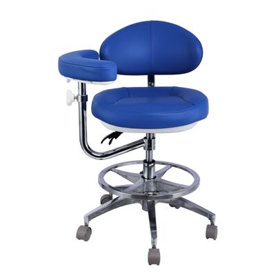 Goede prijs. Fabriek Direct Ergonomische tandheelkundige ontlasting Verstelbare medische stoel 360° Roterende dokter ontlasting met wielen voor kliniek ziekenhuis laboratorium online