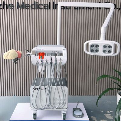 Goede prijs. 550W 0.8Mpa 38DB Mobiele tandheelkundige trainingsunit met luchtcompressor voor tandheelkundige school simulatie Phantom Head online