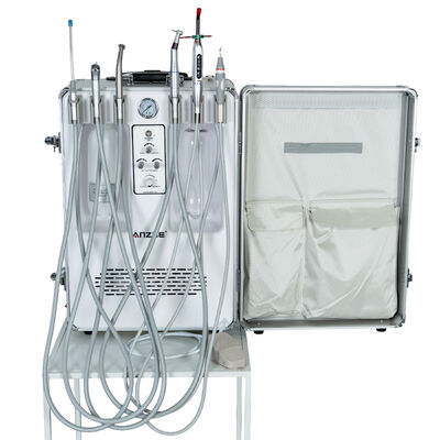 Goede prijs. Draagbare Veterinaire Tandheelkundige Unit met 550W Vermogen, 0.8Mpa Druk en Stille Olievrije Luchtcompressor voor Mobiele Tandheelkundige Zorg voor Huisdieren online