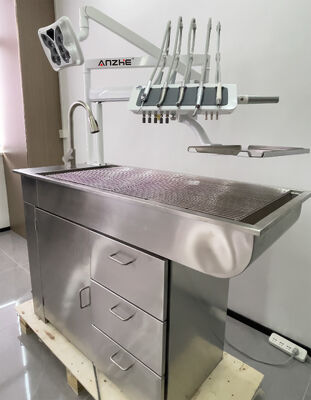Goede prijs. 5 Beste professionele veterinaire tandheelkundige behandelingseenheid met stille 32L luchtcompressor All-in-One tandheelkundige werkstation voor huisdierkliniek online