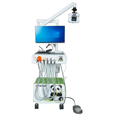 Goede prijs. Draagbare tandheelkundige eenheid met geïntegreerde röntgenmachine en digitale sensor in één tandheelkundig beeld- en behandelingssysteem voor klinieken online