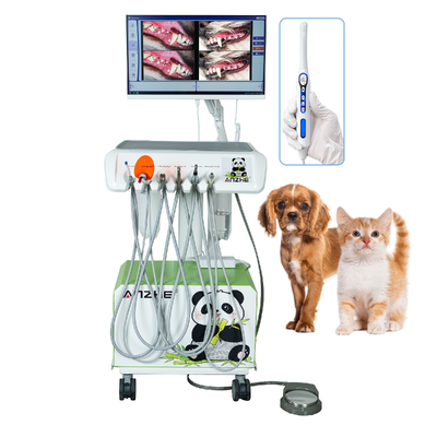 HD-orale camera Veterinair tandheelkundig werkstation All-in-One PC Win10 Mobile Vet Dental System Plug & Play Complete veterinaire tandheelkundige oplossing