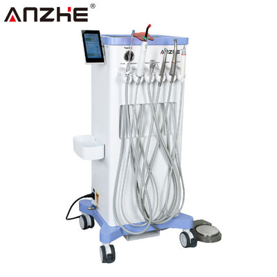 Draagbare mobiele tandheelkundige eenheid met ingebouwde luchtcompressor Specter Ultrasone Scaler LED Healing Light Hoge snelheid en lage snelheid handstukken voor tandheelkundige klinieken