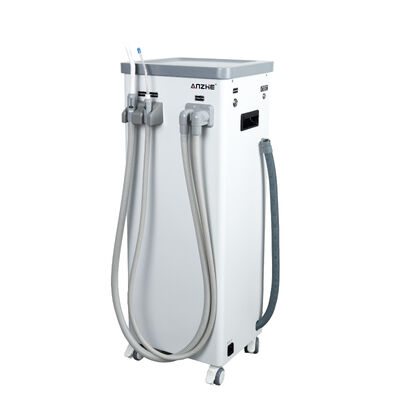 Draagbare Tandheelkundige Zuigunit met Dubbele Zuigmodi Automatische Drainage Water-Lucht Scheidingsfilter Mobiel Tandheelkundig Vacuümsysteem voor Tandheelkundige Klinieken