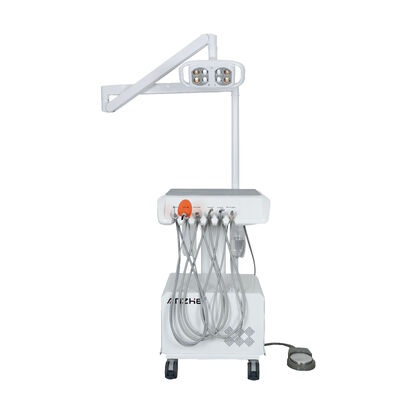 Goede prijs. Draagbare Tandheelkundige Unit met Ingebouwde Stille Compressor en LED Lamp, Mobiele Tandheelkundige Behandelwagen voor Kliniek online