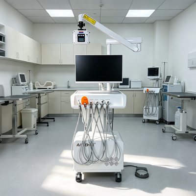 Goede prijs. Professionele 550W Veterinaire Tandheelkundige Eenheid met Digitaal Imaging Systeem en 0,8Mpa Druk voor Dierenklinieken online
