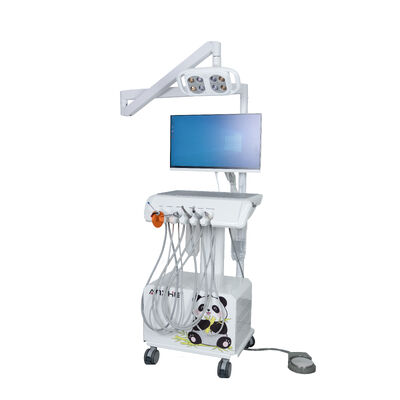 Goede prijs. Mobiele Veterinaire Tandheelkundige Kar met 8 LED Tandheelkundige Lamp Ultrasone Scaler Luchtcompressor Zuigkracht Dierlijke Tandheelkundige Apparatuur online
